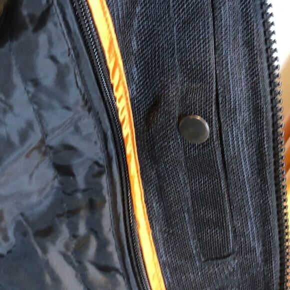 First Classics Men’s XL Black Padded Polyester Mesh Moto Jacket - Picture 12 of 14